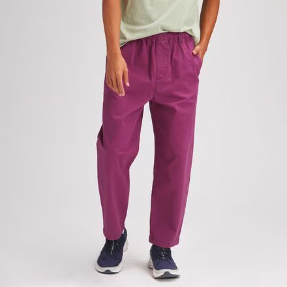 Urban Outfitters Men's Plum Cropped Comfy Pants - Elastic Waist,‎ Relaxed Fit M